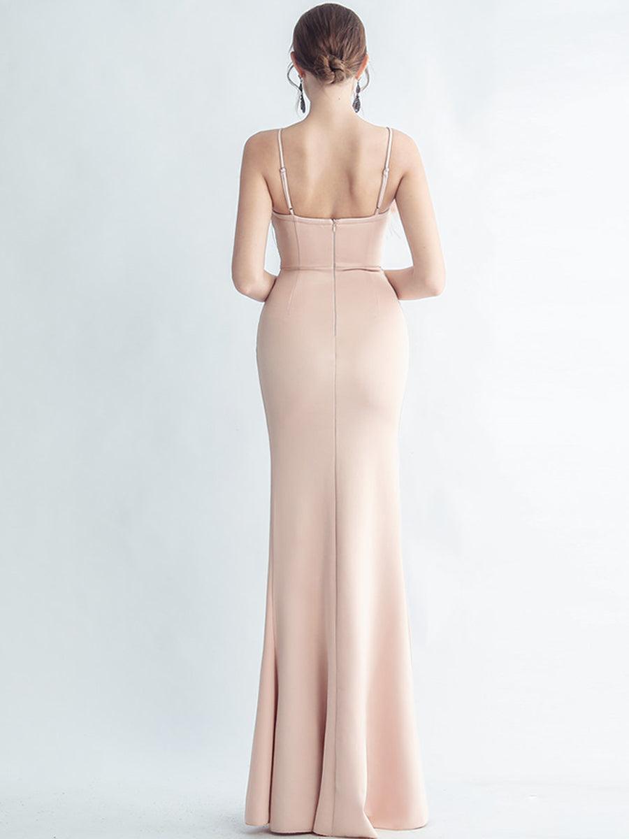 ريشة السباغيتي حجر الراين فستان الرسمي - Image 25