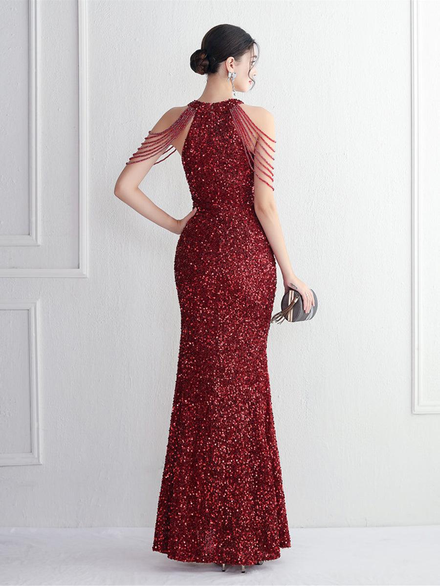 سلسلة كريستال الترتر فستان أنيق - Image 2