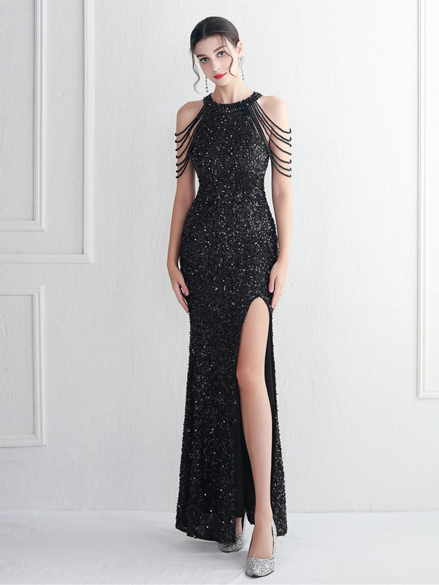 سلسلة كريستال الترتر فستان أنيق - Image 5