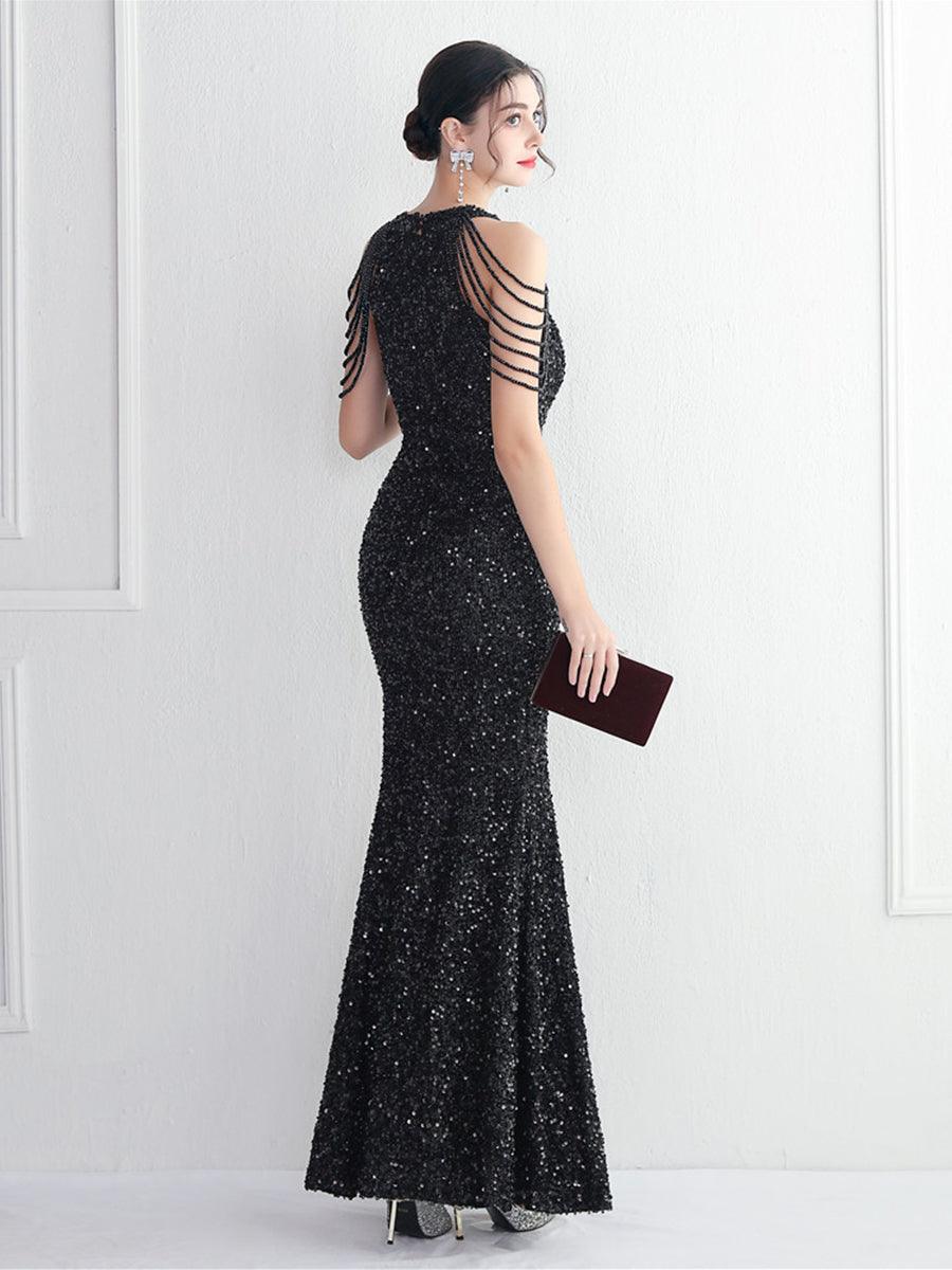 سلسلة كريستال الترتر فستان أنيق - Image 6